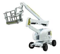 Generisch Grúa Vehículos de Construcción Juguetes - Modelo de Metal 214 g | Vehículo de Construcción de Aleación de Zinc, Camión Miniatura de Simulación con Brazo de Grúa Extensible de 35 cm, Robusto