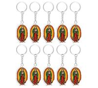 Generisch Guadalupe - 10 colgantes para bolsos de mano 2D acrílicos - colgante de mochila portátil - para mujeres espirituales que buscan eventos de iglesia monedero cumpleaños vacaciones viajes