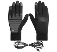 Generisch Guantes calefactores USB, guantes térmicos eléctricos por USB, resistentes al agua, guantes con regulación de temperatura para mujeres, hombres y personas mayores, para conducir, ciclismo