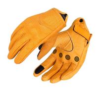 Generisch Guantes de piel para motocicleta, ajustables, transpirables, anticaída, guantes de moto, para hombre y mujer, calle urbana, viajes diarios, complejos