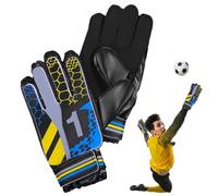 Generisch Guantes de portero para adultos, guantes de portero profesionales, equipo de entrenamiento mejorado con protectores y almohadillas para fútbol, béisbol, deportes al aire libre