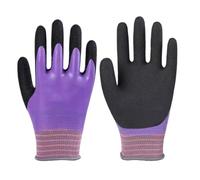 Generisch Guantes de protección - Guantes de látex antideslizantes elásticos impermeables - Guantes de trabajo resistentes a los cortes, para hombres y mujeres en uso en limpieza, cocina, jardinería,