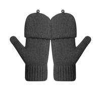 Generisch Guantes de running para hombre | Cálidos medios de texto,invierno de táctil sin dedos guantes convertibles - Para correr, senderismo, ciclismo, esquí y montañismo