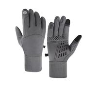 Generisch Guantes largos blancos anti viento y agua Running Cycling Gloves for Men Women Walking Riding Drivin Finger (Gris, M)