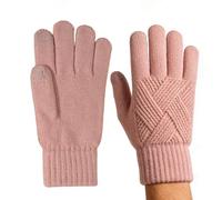 Generisch Guantes para correr - Mitones de punto para clima frío - Guantes para pantalla táctil de invierno,Para conducir un coche montar a caballo Trabajo Patinaje Senderismo Mensajes de texto