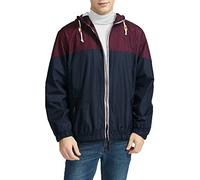 Generisch Gürtelschnallen Herren Herren Mode Lässig Lose Nähte Mit Kapuze Wasserdichte Atmungsaktive Fliegeranzug Jacke Dünne Mantel Top Bluse Herren Doppel (S)