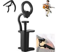 Generisch Guitar Phone Holder, Guitar or Ukulele Magnetic Phone Holder, Magnetic Clamp for Mobile Phones, Adjustable Support for Bass, Live Video Gracording & Teaching (1PCS)