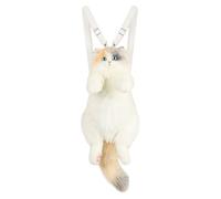 Generisch Gvblkq Simulation Cat Backpack, Cat Shaped Handmade Animals Bag, Animal Plush Handcrafted Backpack, Cute Fashion Accessory, Unique Gift, Lightweight Design, Everyday Use