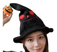 Generisch Halloween Ghost - Sombrero de disfraz de bruja con diseño de calabaza, accesorio de fiesta divertido para niños y niñas, espeluznante Halloween -Dress -up -Sombreros para eventos escolares