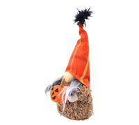 Generisch Halloween Gnomes - Mesa central de granja para exhibición de fiesta estacional | Decoración de muñecas de gnomo sin rostro de felpa | 9.84x3.94x3.54 pulgadas | Franela de algodón y