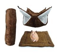 Generisch Hamaca de Chinchilla | Cueva Esterilla Cálida, Hamaca Animal, para Sugar Glider, Hurón, Hamster & Chinchillas en la Jaula para Dormir, Descansar, esconderse y