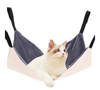 Generisch Hamaca para gatos, hamaca para jaula | Cama ajustable para gatos Hamaca para mascotas - Cómodo estadio de descanso, accesorio de jaula de doble cara para gatitos de interior