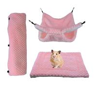 Generisch Hamaca para hámster | , Esterilla cálida de peluche - Hamaca para animales pequeños | Para Chinchillas, Sugar Glider & Hamster Jaula para dormir, descansar, esconderse, jugar, escalar