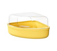Generisch Hamster Bath Tub Cheese, Small Pet Fun Container, Transparent Cage Accessories Play Sleep House, Gerbil Hamster Exploration Toilet Play Area, Home Travel Use 7.20 x 5.47 x 3.50 pulgadas