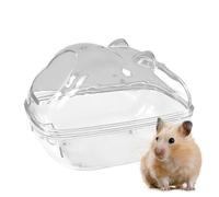 Generisch Hamster Sand Bath - Bathroom Box | Small Animal - Pour Hamster | Contenedor De Baño para Hámster | Vaschetta Bagno Criceti | 2026 Pro | Gerbil Chinchilla | Transparente
