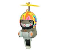 Generisch Hamster Scooter Bell - Light-Up 5x4.5x9.5cm | Hamster Bicycle Horn, Squeeze Bike Bell, Portable Motorcycle Béll for Children's Scooter and Bicycle Play As A Patient's Pager