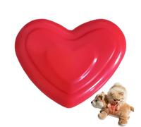 Generisch Heartbeat Dog Toy, Cute Battery-Powered Vibrating Relief, Puppy Plush with Heartbeat Dogs, Soft Pet Companion Toy Feature Feature Dolls, Sleep Comfort, Birthday, Children's Day