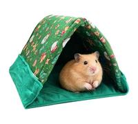Generisch Hedgehog Cama 2 en 1 Triangular Sleeping House Material Soft Plush Material Cómodo Enclosure Warm Shelter Indoor Corner Accessory Resting Spot Durable Lightweight Pet Furniture | para