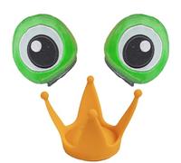 Generisch Helmets Ears - Cute Cartoon Frog Ski Kids Ears Versatile Helmet Accessories,Stylish Frog Design Adhesive Helmet Horns for Bike Helmets, For Kids, Men And Women Diy Your Headgear