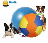 Generisch Herding Ball for Dogs & Horses 18/22 pulgadas, inflable Big Balls Toys Herding Ball Collies, Giant Herdings Ball for Border Collies, Durable Waterproof Dog Toy (XXS)