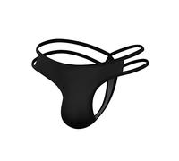 Generisch Hermosos calzoncillos bóxer para hombre, sexy, cómodo, transpirable, ropa interior holgada, Negro , S