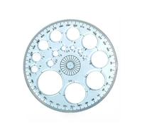 Generisch Herramienta de círculo de dibujo: trazador de círculos acrílicos, herramienta de medición de geometría, herramienta de diseño artístico, accesorios de dibujo de precisión | Plantilla de