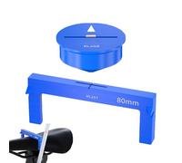 Generisch Herramienta de marcado de altura del asiento para bicicletas - Medidor de material de PC preciso con posicionador central magnético | Ideal para mantenimiento de bicicletas, ajuste de