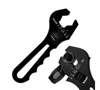 Generisch Herramienta de montaje, adaptador de llave de montaje | Llave de herramientas de aluminio, llave de conexión de manguera ajustable con mango fijo para el extremo del adaptador de conexión de