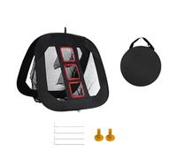 Generisch Herramienta de práctica de golf multifuncional con 3 orificios para control y progreso, red de golf de tela Oxford