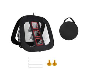 Generisch Herramienta de práctica de golf multifuncional con 3 orificios para control y progreso, red de golf de tela Oxford