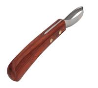 Generisch Herramienta para pezuñas, con mango de madera y equipo antideslizante para, alicates de corte de pezuña de vacuno con soporte de corte, para limpieza, cuidado de leche, rancho, herrador