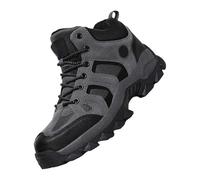 Generisch Herren Wanderstiefel Wasserdichte Schuhe Outdoorschuhe Trekkingschuhe,Sportschuhe,Kletterschuhe,Leicht,Atmungsaktiv,Mode,bequeme,Winddicht,Abriebfest,sichere FußHalt,Gummisohle, gris, 39
