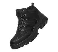 Generisch Herren Wanderstiefel Wasserdichte Schuhe Outdoorschuhe Trekkingschuhe,Sportschuhe,Kletterschuhe,Leicht,Atmungsaktiv,Mode,bequeme,Winddicht,Abriebfest,sichere FußHalt,Gummisohle, Negro , 42