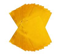 Generisch Hojas para relieve, 20 unidades, papel de transferencia dorado, 30 x 20 cm, para hacer tarjetas, álbumes de recortes, proyectos de decoración, pintura, grabado