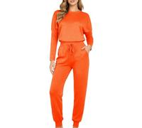 Generisch Homewear - Conjunto de traje de casa de manga larga para mujer