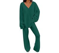 Generisch Homewear - Conjunto de traje de casa para mujer de algodón suave