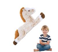 Generisch Horse Plush, Peluche Douce Et Pour Collection Décoration Mignon Éducatif Ferme Zoo École Pâques Fille Bébé Famille Exté- | Jouet Cheval Doux Simulation,