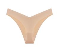 Generisch Hot Girls Sexy Panty Ropa Interior Bikini Tanga sin Costuras Tanga Ropa Interior Sólido Nylon Ice Silk (A, S)