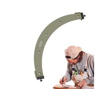 Generisch Hub curvado -Herramienta de recorte auxiliar, guía de enrutamiento de esquina - Plantillas precisas de enrutador de esquina - Herramienta de recorte ligera para factor de señalización