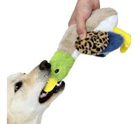 Generisch Huesos masticables para perros | Pato de peluche crujiente - Juguetes de tela suave para el aburrimiento | para cachorros, perros pequeños, medianos y grandes - para el hogar, viajes, jardín
