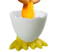Generisch Huevera con patas de gallina, bonito soporte para huevos, soporte para huevos, cubiertos creativos y divertidos para cocina, panadería, decoración de mesa del hogar