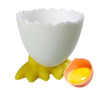 Generisch Huevera con patas de gallina, soporte decorativo para huevos, patas de pollo, bandeja para huevos, cubiertos creativos divertidos para cocina, panadería, decoración de mesa del hogar
