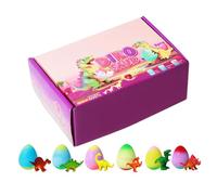 Generisch Huevos de dinosaurios activados por agua | 6 piezas juguetes - regalos de fiesta de cumpleaños | para aulas, cocina de juegos, viajes, habitación infantil y