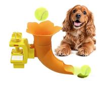 Generisch Hundeball Werfer - Trompeta Empleo Juego de enriquecimiento para enriquecer, máquina para perros - Para uso en esquinas de viviendas, zonas de juego, tiempo solo, en casa y en