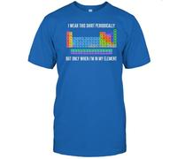 Generisch I Wear This Shirt Periodically But Only When In My Element T-Shirt Kurzarm Sommer Tops Rundhals Strand Regular Fit Sport Funktionsshirt Freizeit Basic Tee Tops Laufshirt