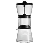 Generisch Ice Drip Coffee Maker, Pour-Over Coffee Maker Set, with 600ml Borosilicate Glass Pot, Stainless Steel Dripper, 6 Drip Speed Adjustment, for Home, Office, Parties