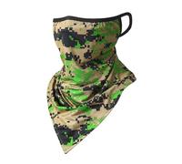 Generisch Icesilk - Pañuelo triangular de verano para ciclismo al aire libre, con superficie transpirable, unisex, para hombre y mujer., verde1, talla única