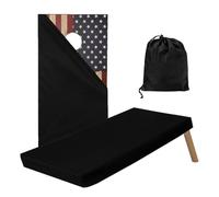 Generisch impermeable para tabla de cornhole, 124,9 x 63,5 x 17,8 cm, de tela Oxford 210D con bolsillo para puf y cordón, para tablas estándar, juego de lanzamiento al aire libre