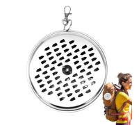 Generisch Incense Coil Holder - Bobina de Incense Burner Holder | 15 x 15 x 3 cm Fireproof Incense Burner Box | Fly Repeller Coil Holder With Cover And Hook For Deck, Pool Side, Camping, Hiking