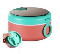 Generisch Instant Noodle Bowl - 14 x 14 x 8 cm Recipiente de alimenticio con cuchara | 30 oz Temperatura Versatility Noodle Bowl With Strainer,for Home Travel College School Work Meal Lunch